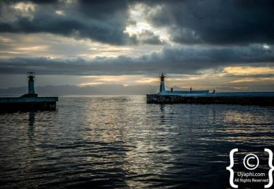 Kalk Bay tidal pools and rocky coastline False Bay Cape Town South Africa