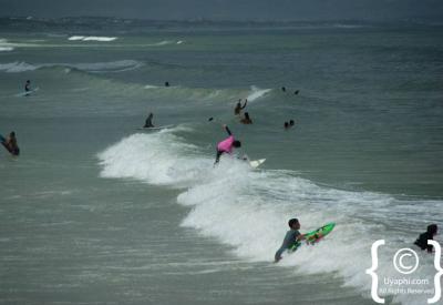 Muizenberg beach surf shops and restaurants False Bay Cape Town South Africa