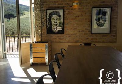Oakhurst Olive Estate scenic grounds Tulbagh valley mountain backdrop Western Cape
