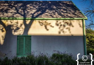 Quaint tree-lined Church Street Tulbagh 300-year-old historic town Western Cape