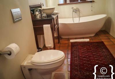 Tulbagh Boutique Hotel honeymoon suite fireplace bathtub Tulbagh Western Cape South Africa