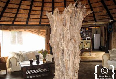 Africa On Foot communal dining lodge lounge Klaserie Game Reserve South Africa