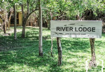 Lion Sands River Lodge overlooking Sabie River into Kruger National Park South Africa