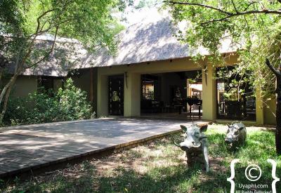 Lion Sands River Lodge main lounge communal area Sabi Sand Game Reserve South Africa