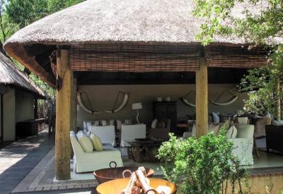 Lion Sands River Lodge oversized bath Sabie River views Sabi Sand South Africa