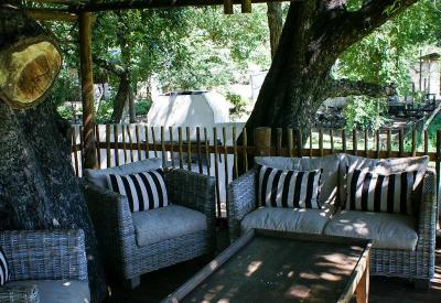 Nottens Bush Camp main lodge communal area Sabi Sand Game Reserve South Africa