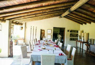 Nottens Bush Camp main lodge communal area Sabi Sand Game Reserve South Africa