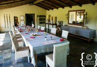 Nottens Bush Camp outdoor boma dining Sabi Sand Game Reserve Greater Kruger South Africa