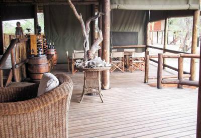 nThambo Tree Camp rustic African safari chalet interior Klaserie Game Reserve South Africa