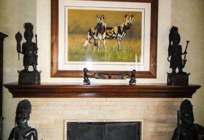 Mateya Safari Lodge African artwork art collection Madikwe Game Reserve South Africa