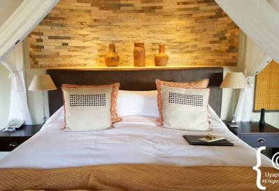 Impodimo Game Lodge luxury suite interior Madikwe Game Reserve malaria-free South Africa