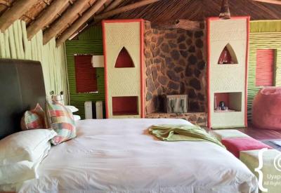 Jaci's Tree Lodge elevated thatched suite wooden deck Madikwe Game Reserve South Africa