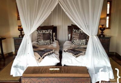 Tuningi Safari Lodge family suite central lounge Madikwe Game Reserve malaria-free South Africa