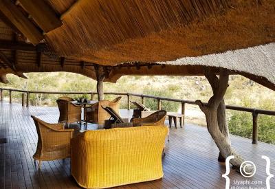 Tuningi Safari Lodge rustic luxury main lounge Madikwe Game Reserve South Africa