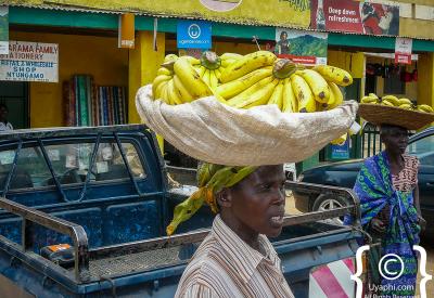 Ugandan woman traditional dress market Uganda people photography