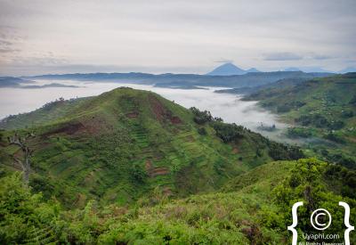 Mgahinga Gorilla National Park Uganda volcano scenery photography