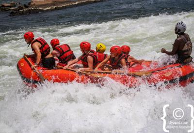 Nile River source Jinja Uganda white water rafting adventure