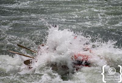 Nile River Uganda powerful current grade 5 white water rafting