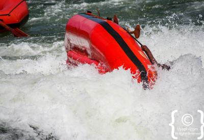 Sunset Nile River Jinja Uganda white water rafting day end