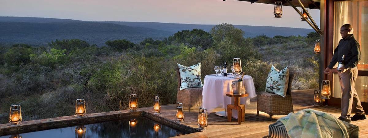 Lodges in the Kwandwe Private Game Reserve