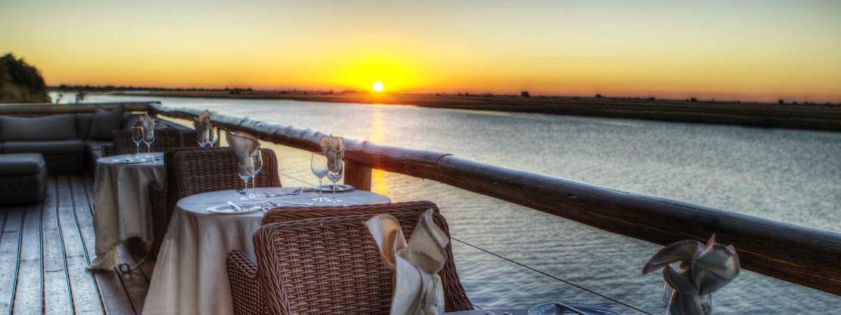 Chobe Game Lodge beautiful sunset