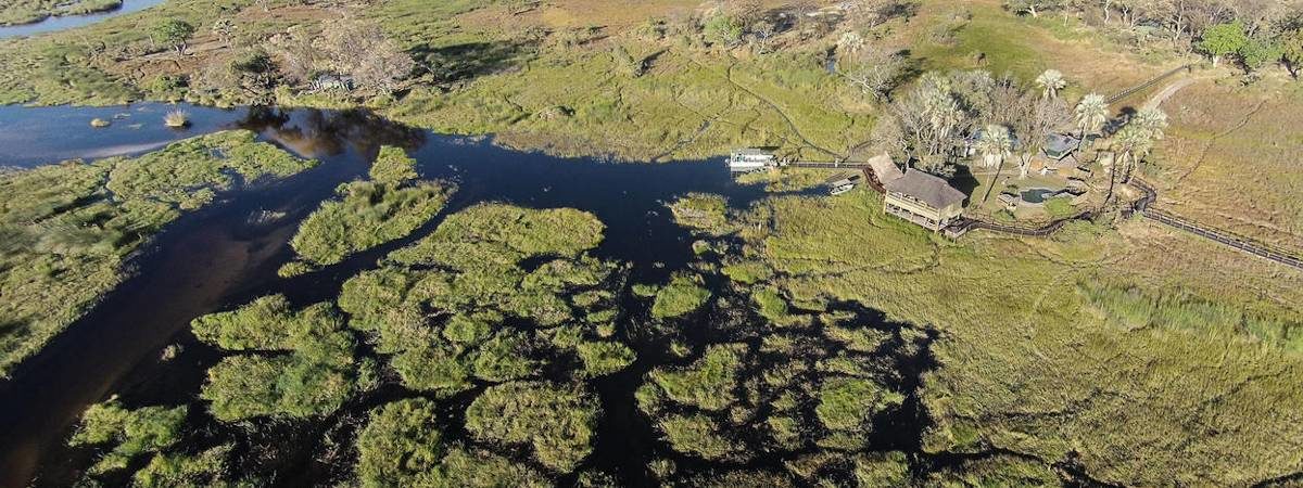 The famed Gunn's Camp In Okavango Delta