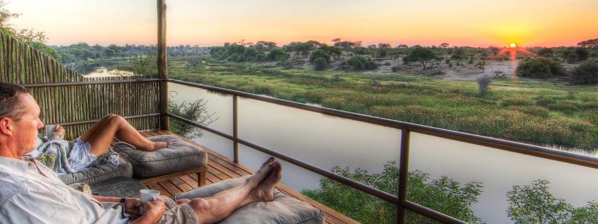 Leroo La Tau overlooking the Boteti River