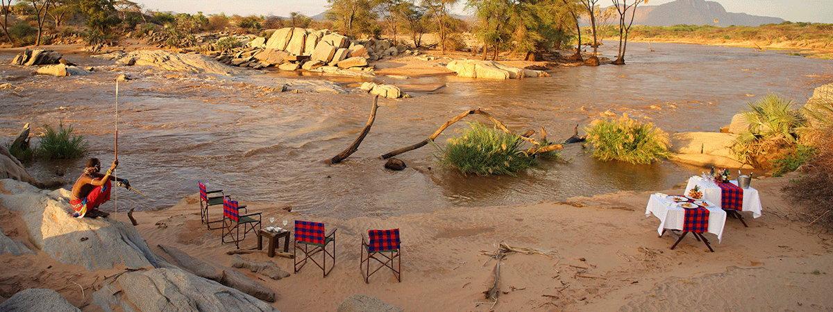 Sarova Shaba Game Lodge on the Uaso Nyiro River