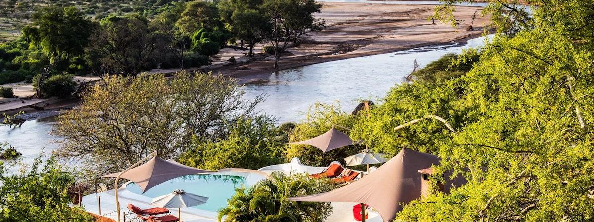 Sasaab Lodge outside the Samburu Reserve