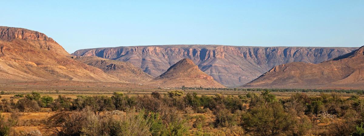 Büllsport Guestfarm bordering the Namib Naukluft Mountains In Central Namibia