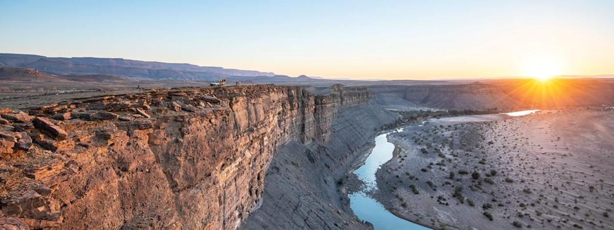 Fish River Lodge on the edge of the Fish River Canyon