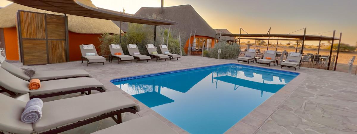 Kalahari Red Dunes Lodgea classic Kalahari Desert safari lodge