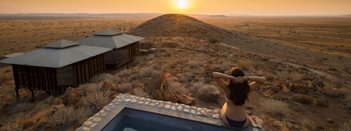 Moon Mountain Lodge a tented camp near Sossusvlei, Namibia