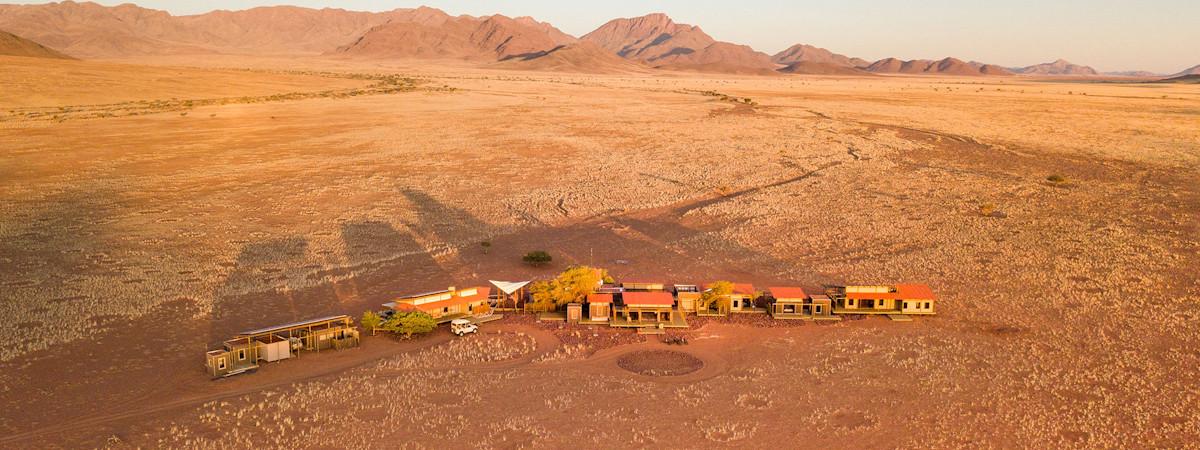 Wolwedans Plains Camp in the NamibRand Nature Reserve of Namibia