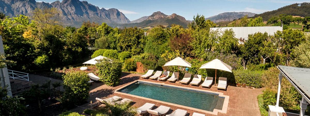 Plumwood Inn a small and intimate Franschhoek guest house