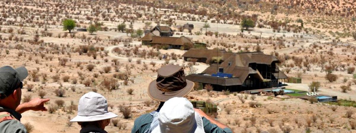 The remote Tutwa Desert Lodge