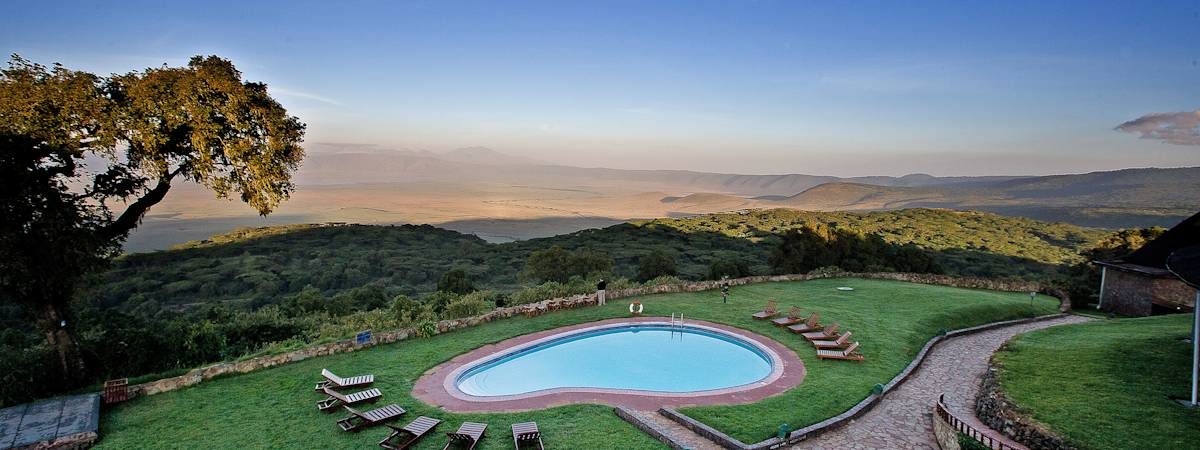 Ngorongoro Sopa Lodge on the craters edge
