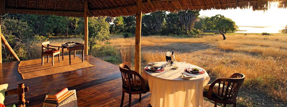 Siwandu Camp overlooking Lake Nzerakera