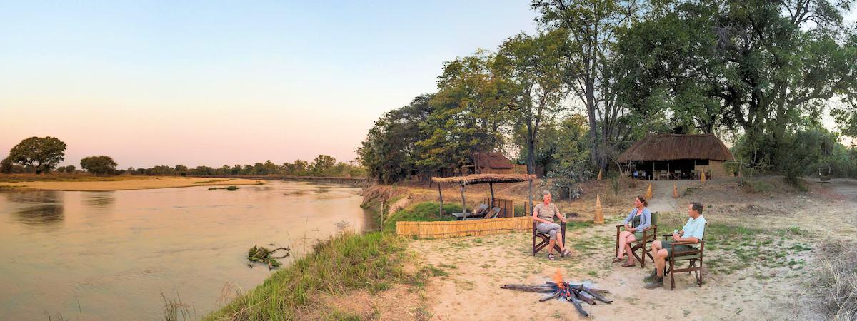 Mwaleshi Camp nestled in the North Luangwa National Park