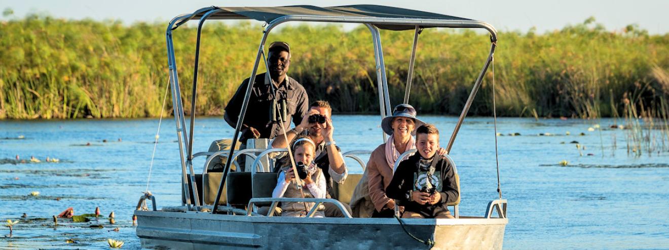 Botswana family safari Okavango Delta Chobe Moremi Makgadikgadi children wildlife memories