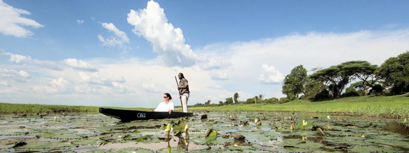 Which month best African safari Botswana dry season May October green season wildlife Okavango Chobe