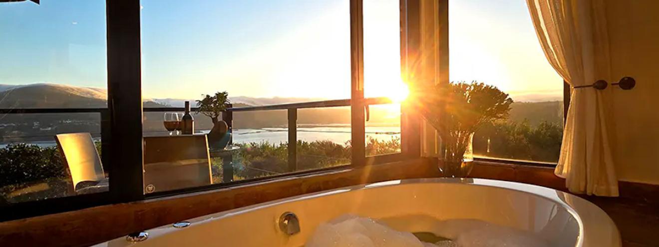 Elephant Hide Guest Lodge Review Knysna lagoon 7 Afro-chic cottages fynbos Knysna elephant allusion Garden Route