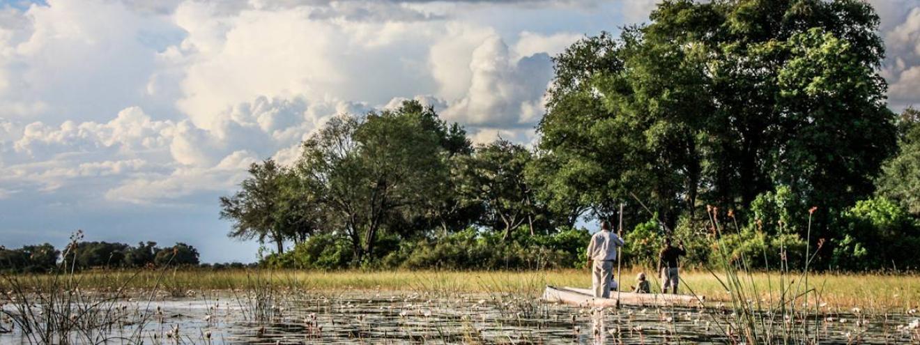 Okavango Delta pictures UNESCO World Heritage Site 15000km² largest inland delta Botswana