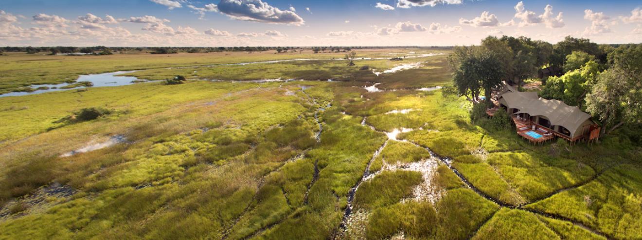 Duba Plains Suite a private villa in the Okavango Delta