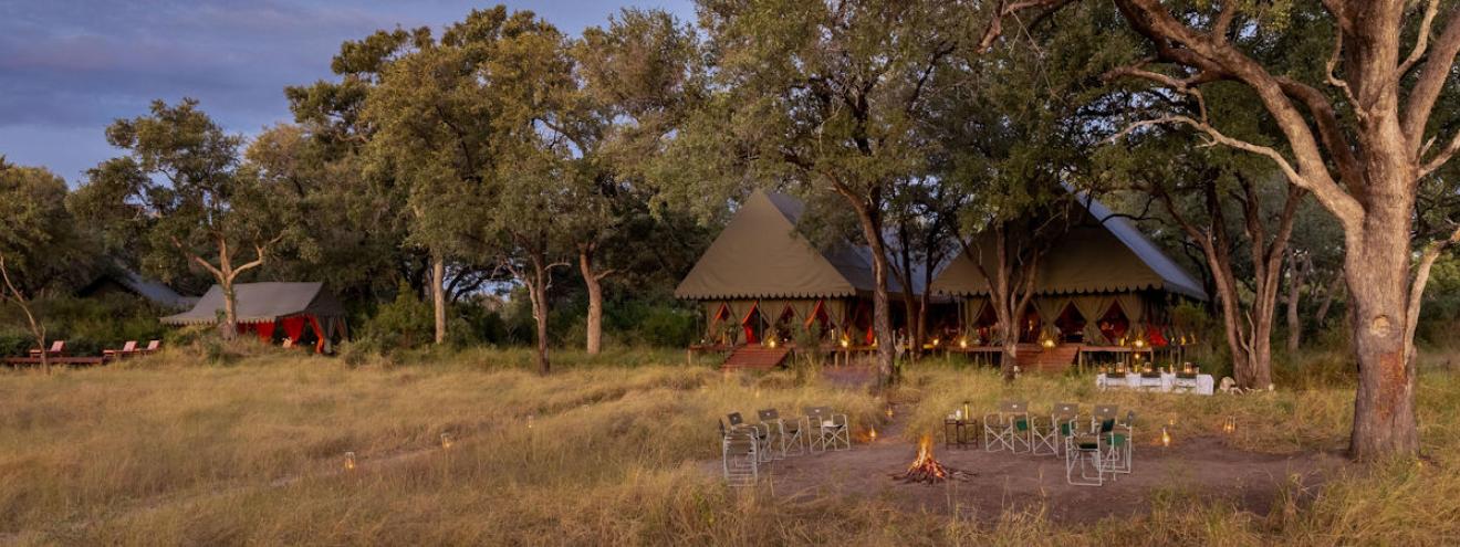 Mbamba Camp in the Northern Okavango Delta, Botswana