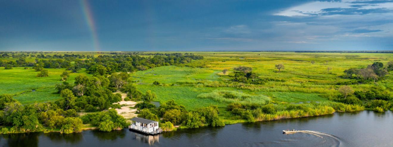 Okavango Spirit Houseboat located in the Okavango Delta Panhandle Houseboat