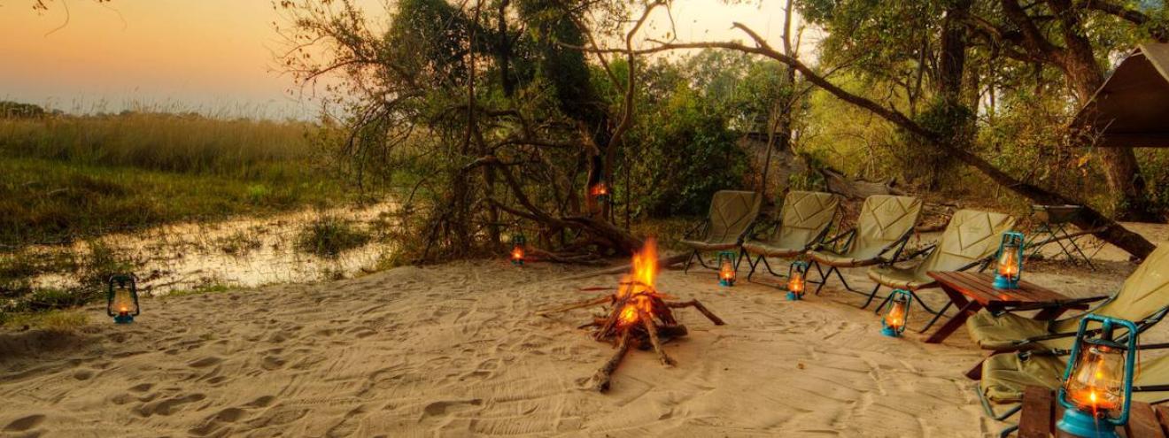 Okavango Family Safari 4 days Shinde Footsteps Camp Okavango Delta eco children Botswana