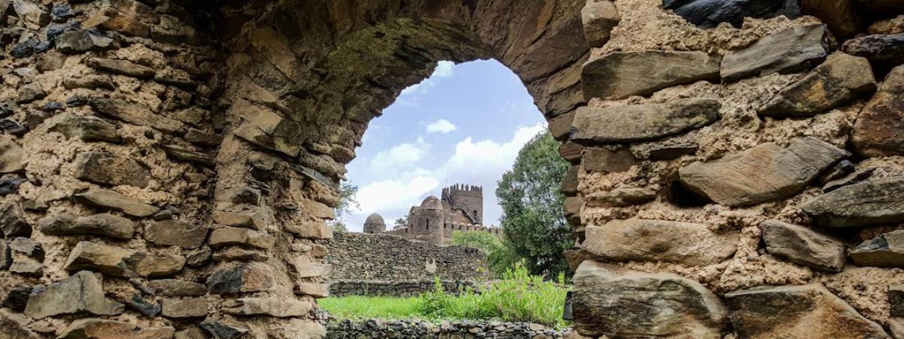 Fasil Ghebbi Gondar Castles Ethiopia 70000 square metres fortress city UNESCO Royal Enclosure 1600-1700 AD
