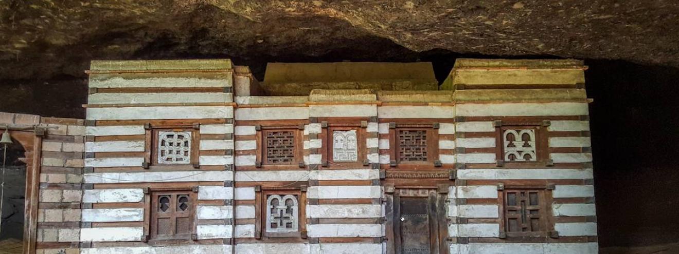 Yemrehanna Kristos cave church 1100-1200 AD 90 minutes Lalibela Africa Olive Wood foundation Ethiopia