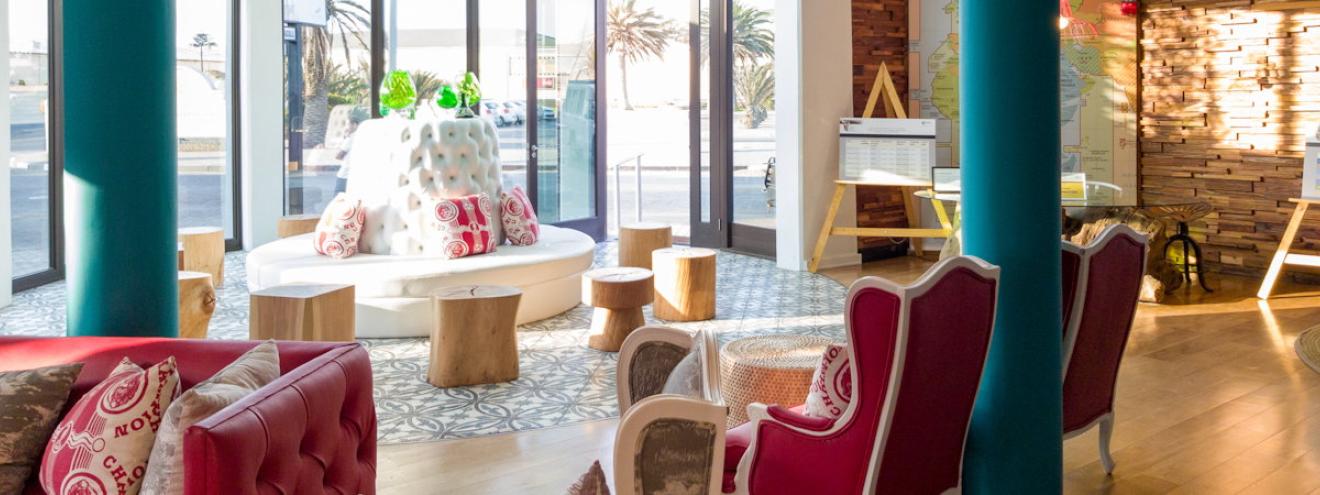 The Delight Swakopmund four-star boutique hotel modern colourful Namibia Atlantic coast